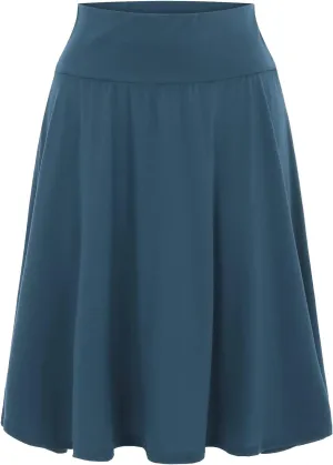 2023 Summer Spring Women's Casual Skirts Women's 2023 Spring Summer Midi Skirts Black High Waist Casual Skirt