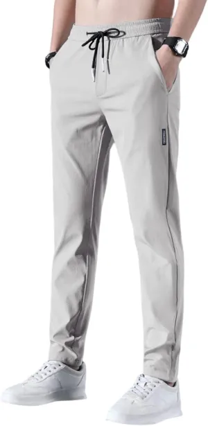 2025 Men's Stretch Pants Summer Casual Breathable Straight Leg Pants