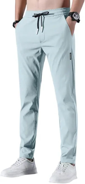 2025 Men's Stretch Pants Summer Casual Breathable Straight Leg Pants