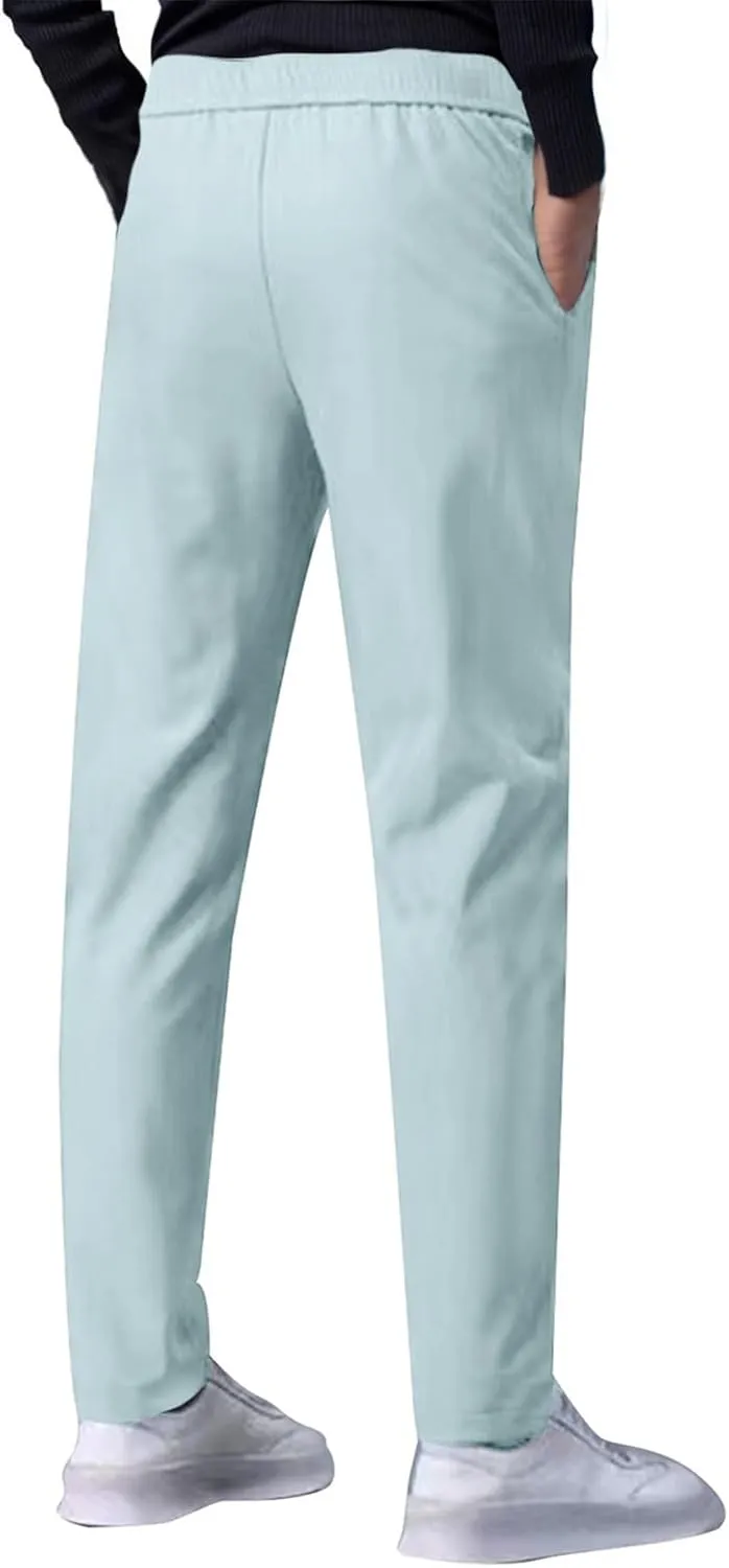 2025 Men's Stretch Pants Summer Casual Breathable Straight Leg Pants
