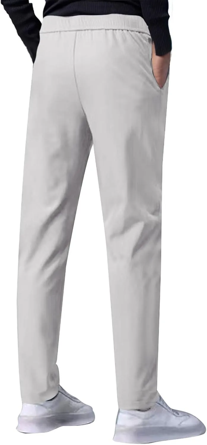 2025 Men's Stretch Pants Summer Casual Breathable Straight Leg Pants