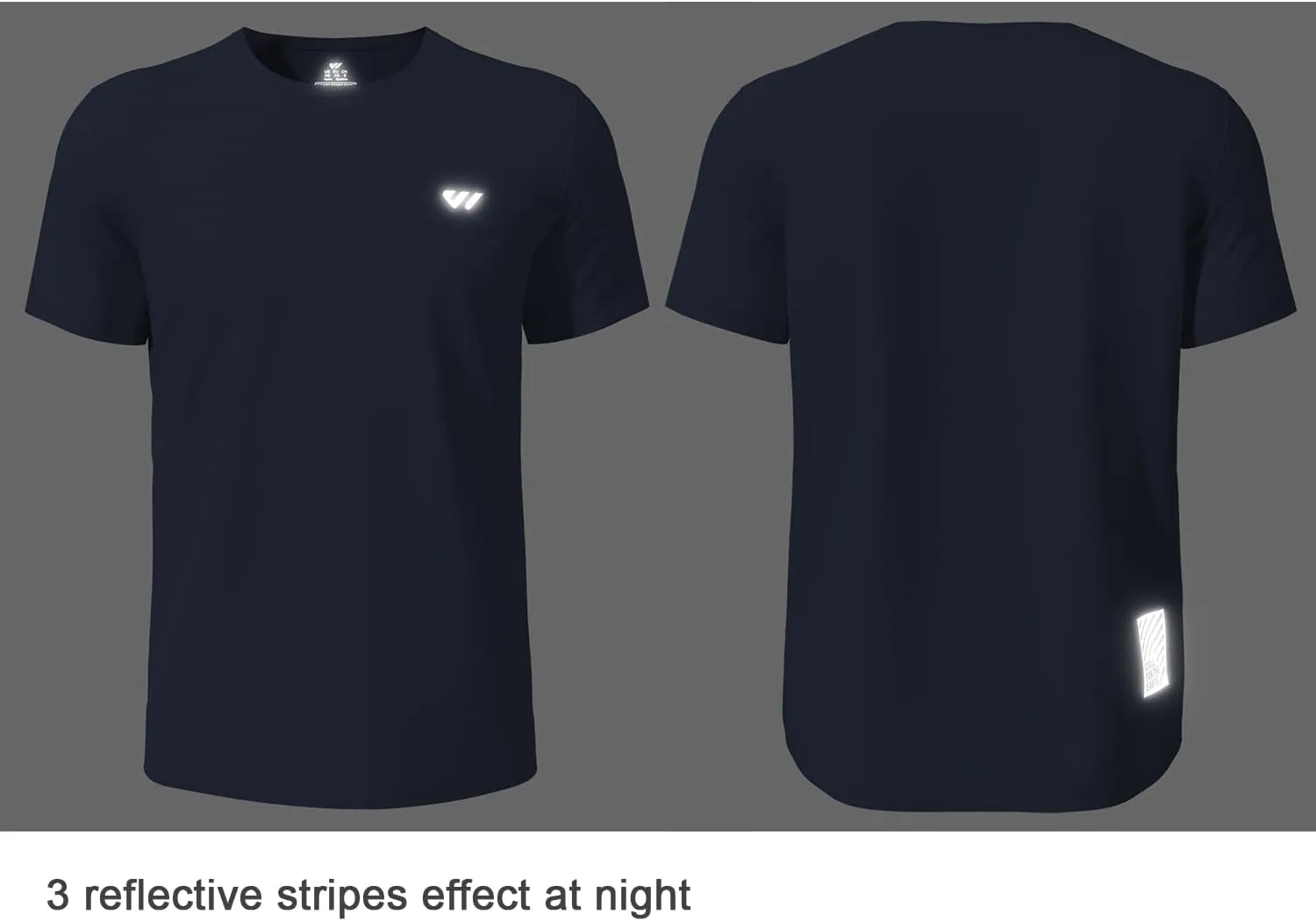 3-5 Pack Men Workout Shirts Quick Dry Running T-Shirt Short Sleeves Crew Neck Tee Athletic Moisture Wicking Gym Top UPF 50 