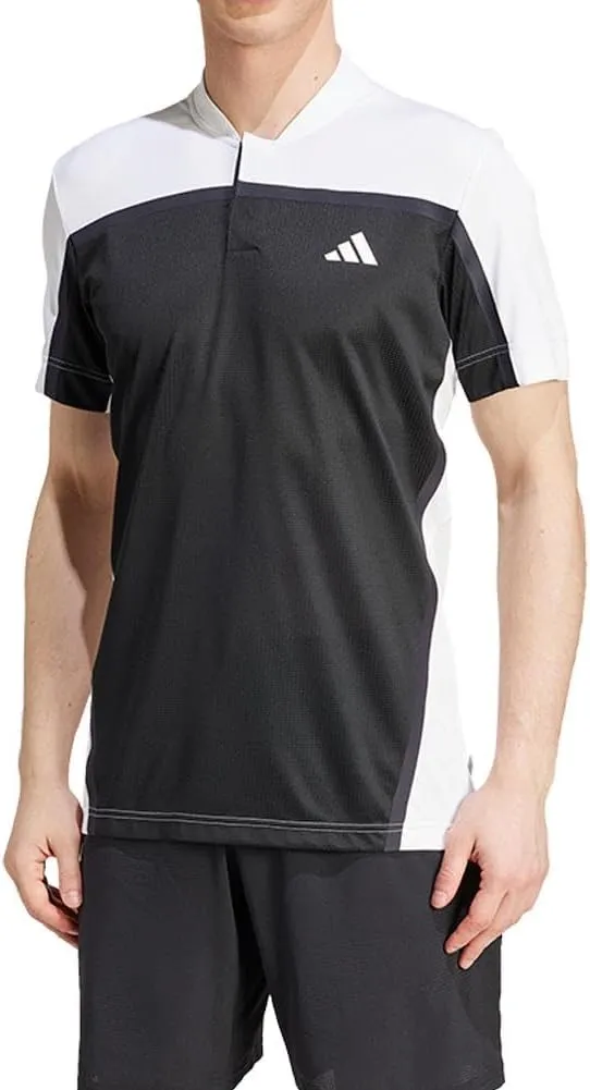 adidas Men's Tennis Heat.rdy Freelift Henley Polo Pro