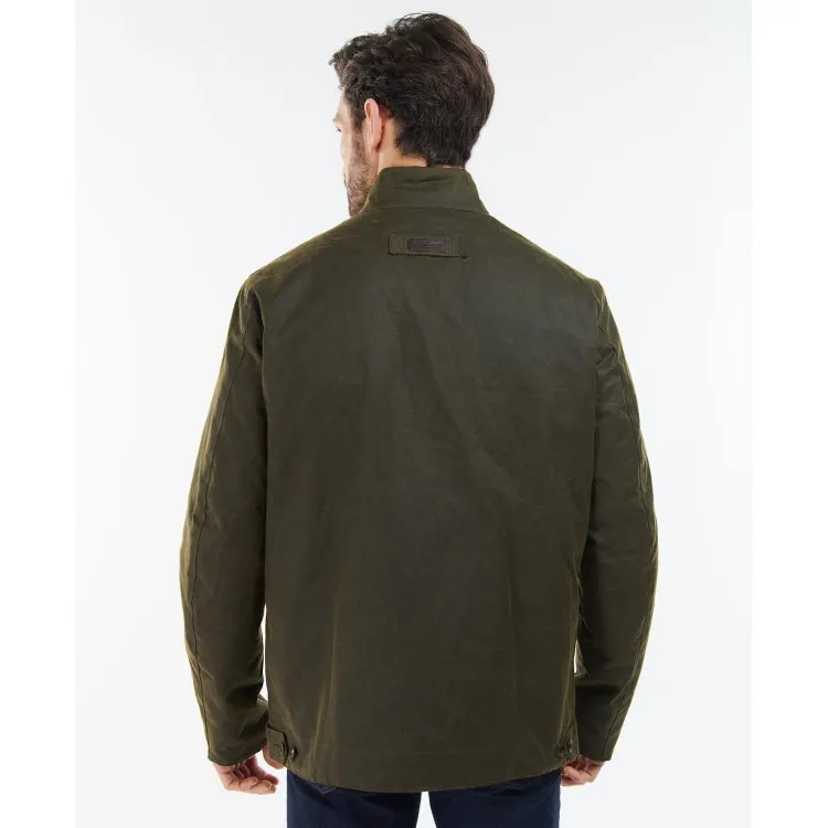 Barbour Sheldon Wax Jacket - Olive