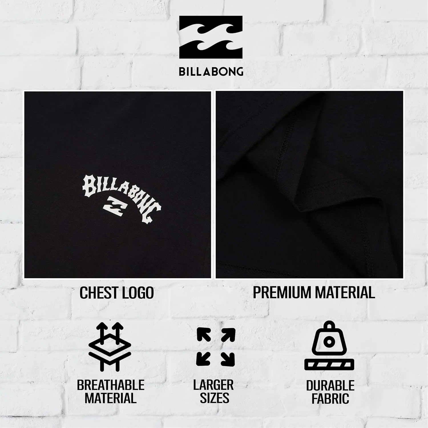Billabong Big and Tall Tank Tops for Men - Cotton Mens Sleeveless Muscle T Shirt