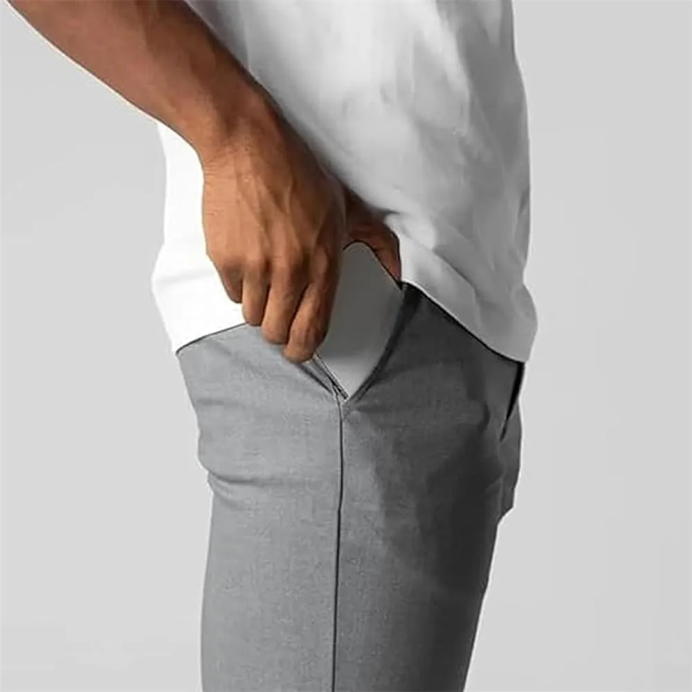 Bizgent Chinos, Chinos Pants Men, Slim Fit Pants Pants for MenClassic-Fit Wrinkle-Resistant Slim Fit Pants