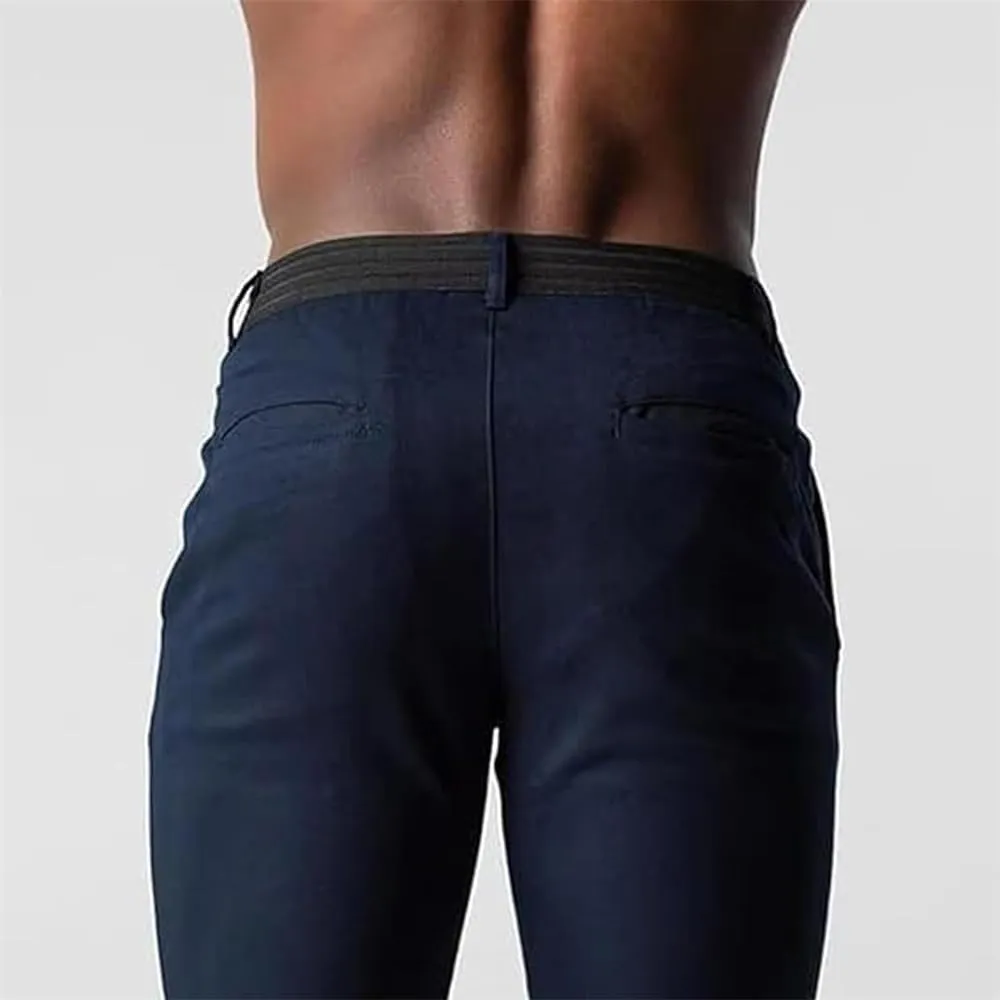 Bizgent Chinos, Chinos Pants Men, Slim Fit Pants Pants for MenClassic-Fit Wrinkle-Resistant Slim Fit Pants
