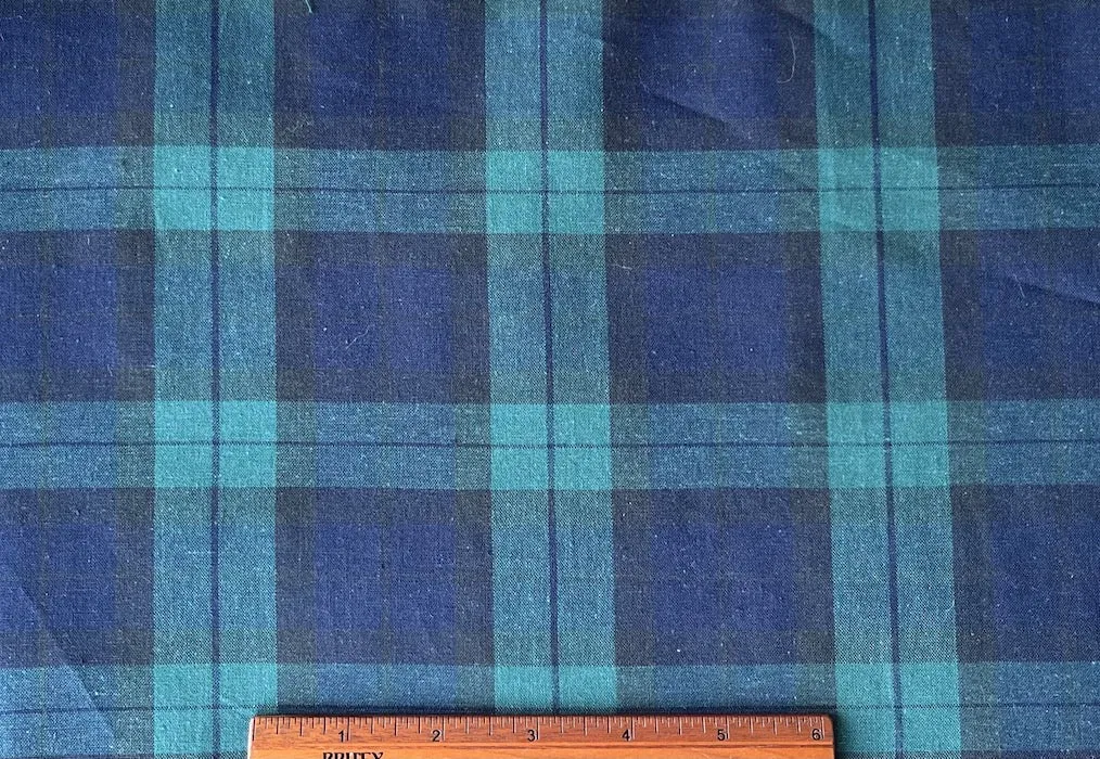 Black Watch Plaid Quilting Cotton