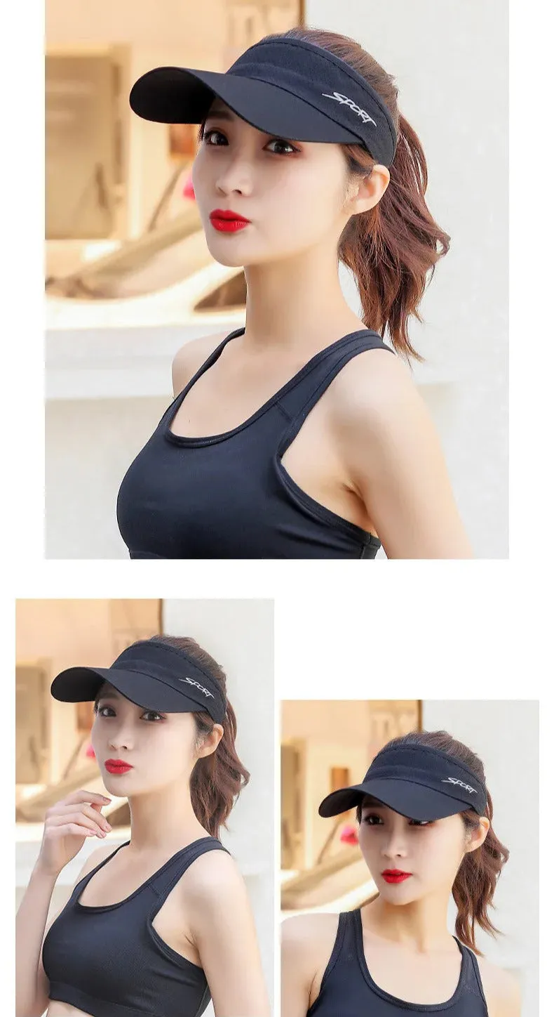 Breathable UV Protection Sports Visor Cap