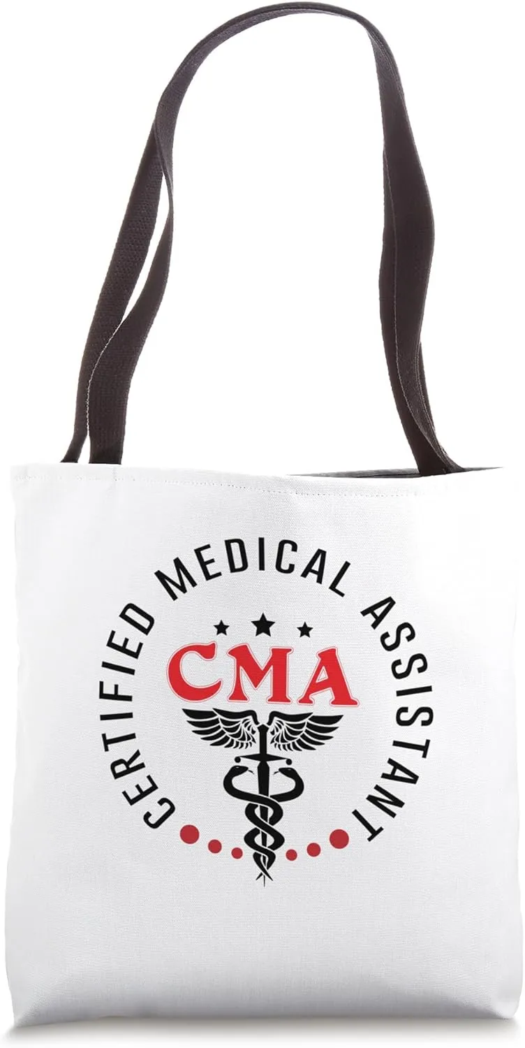 Certified Medical Assistant MA CMA Doctor Assistant Back Of Tote Bag