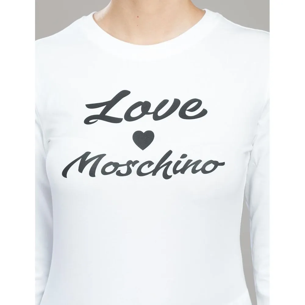 Chic Logo Cotton Tee by Love Moschino