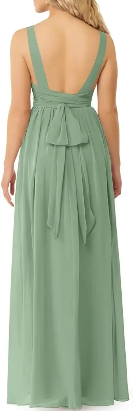 Chiffon Bridesmaid Dresses for Women A Line Maid of Honor Gowns Elegant Formal Dresses