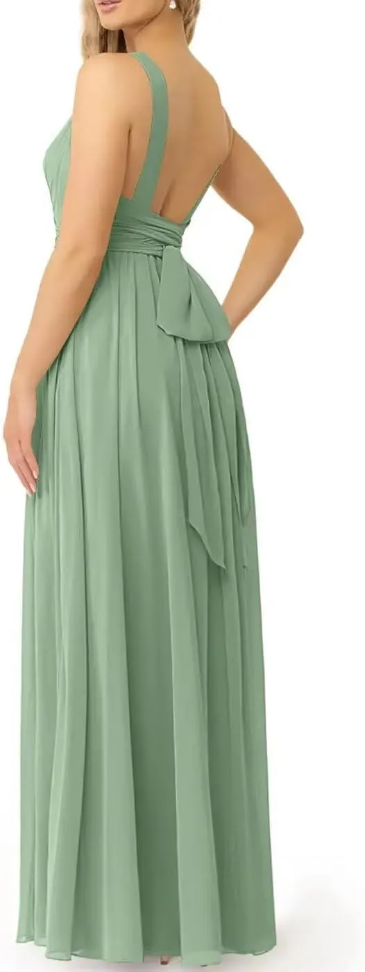 Chiffon Bridesmaid Dresses for Women A Line Maid of Honor Gowns Elegant Formal Dresses