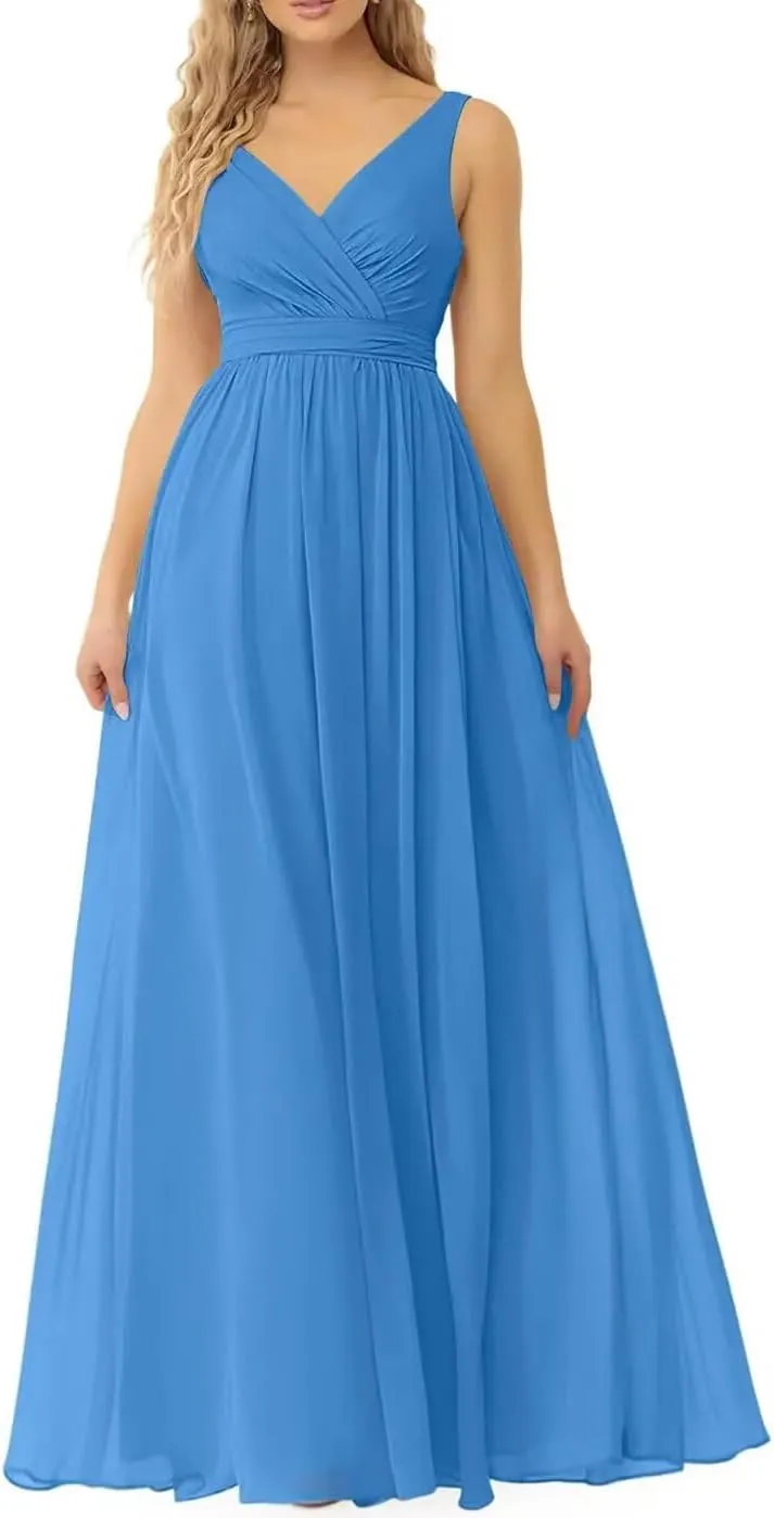 Chiffon Bridesmaid Dresses for Women A Line Maid of Honor Gowns Elegant Formal Dresses