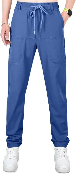 Chinos Pants Men, Stretch Active Chino Pants Slim Fit Mens Slacks Tapered Pants Twill Cargo Casual Pants Golf Jogger