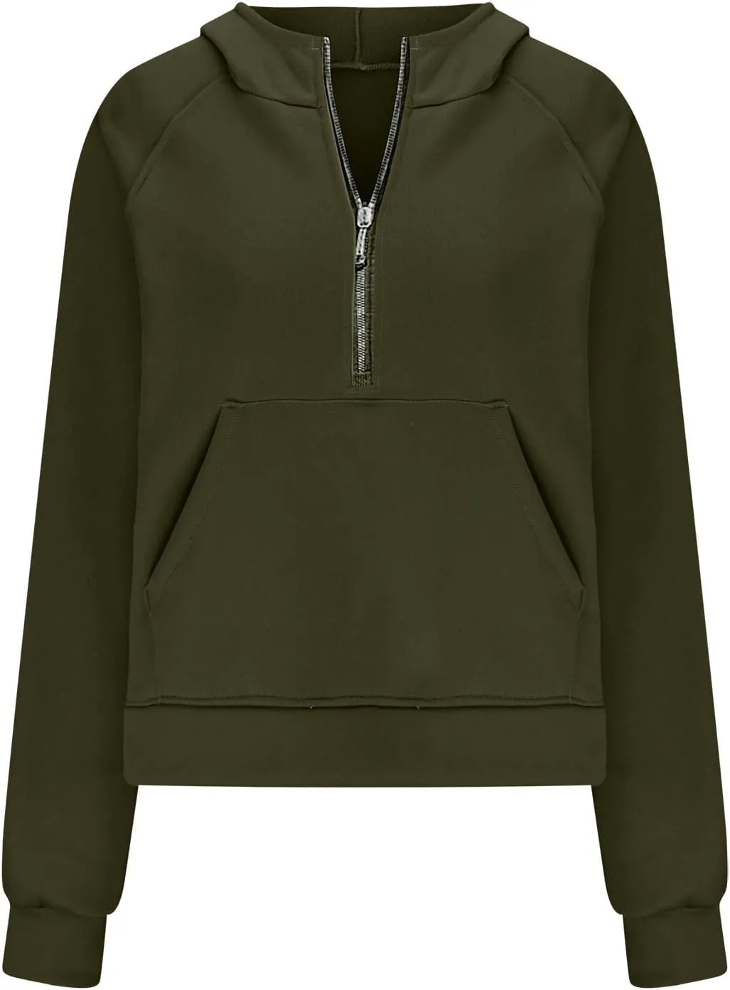 Crop Sweatshirts For Women Half Zip Up Hoodies Fall Fashion Outfits 2023 Long Sleeve Oversized Quarter Zip Pullovers