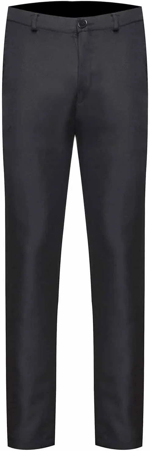 Ctreela Dress Pants for Men Work Business Flat Front Pants Slim Fit Golf Pants Basic Lightweight Trousers Everyday Suit Pant