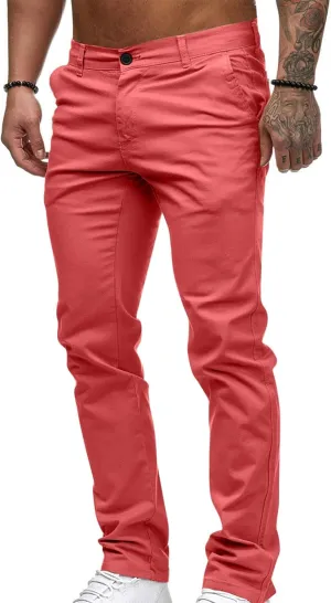 Ctreela Mens Slim Fit Work Pants Slacks Low Rise Dressy Casual Tapered Trousers Flat Front Plus Size Dress Suit Pants S-4XL