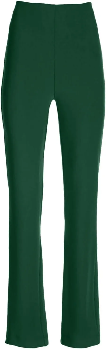 Ctreela Women High Waist Slacks Work Casual Slim Fit Dress Pants Flare Leg Bootcut Office Trousers Soft Leisure Pants