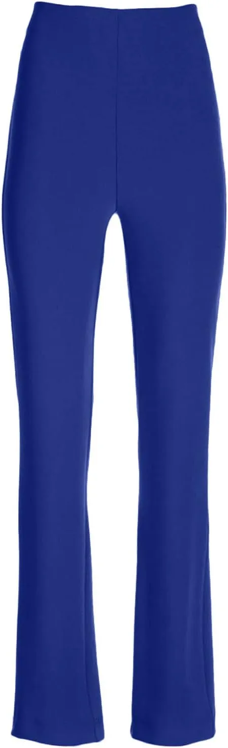Ctreela Women High Waist Slacks Work Casual Slim Fit Dress Pants Flare Leg Bootcut Office Trousers Soft Leisure Pants