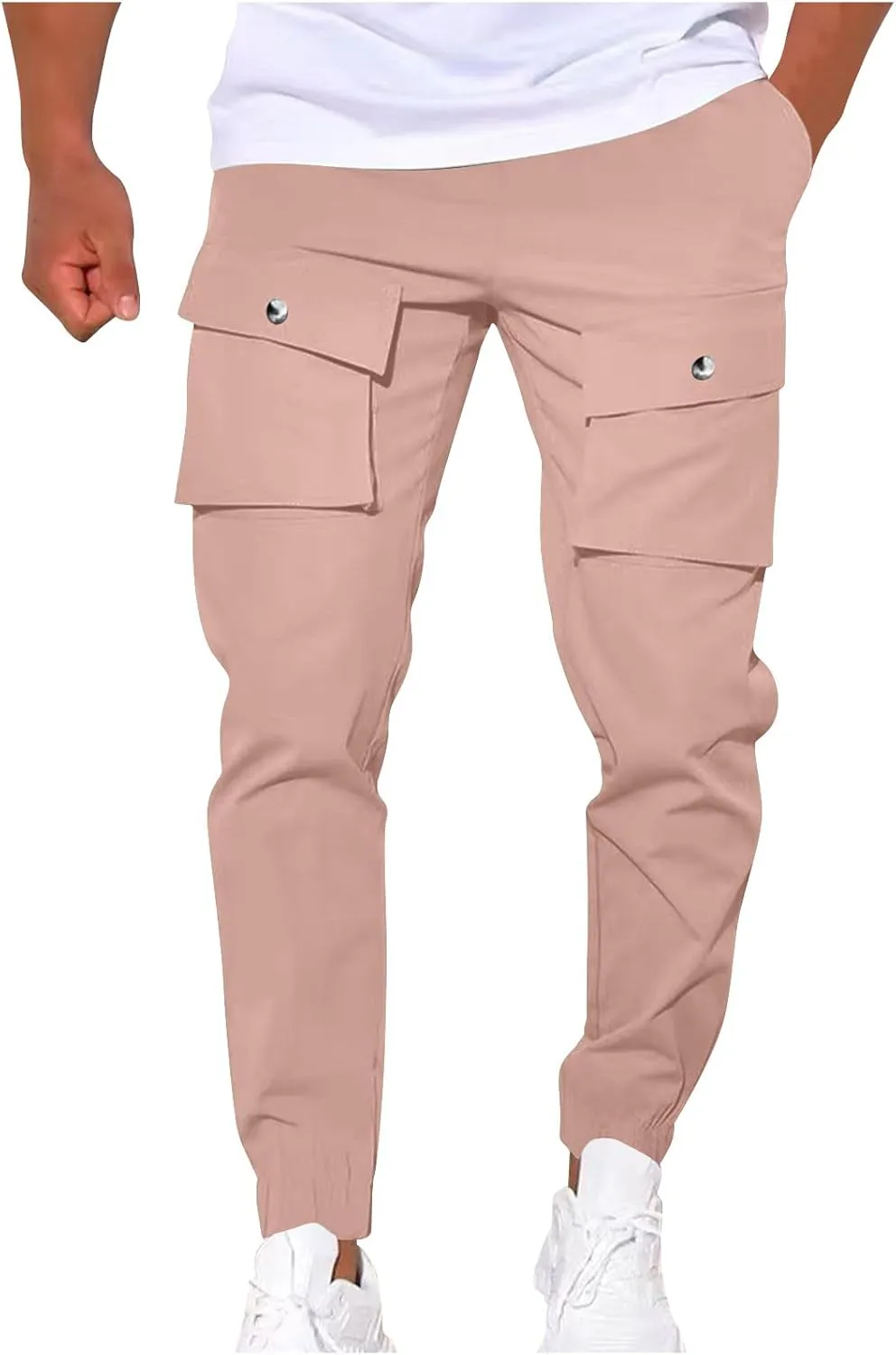 Designer Slim Fit Jogger Mens Joggers Pants Casual Workout Running Gym Sweatpants with Drawstring Cargo Hiking Pants