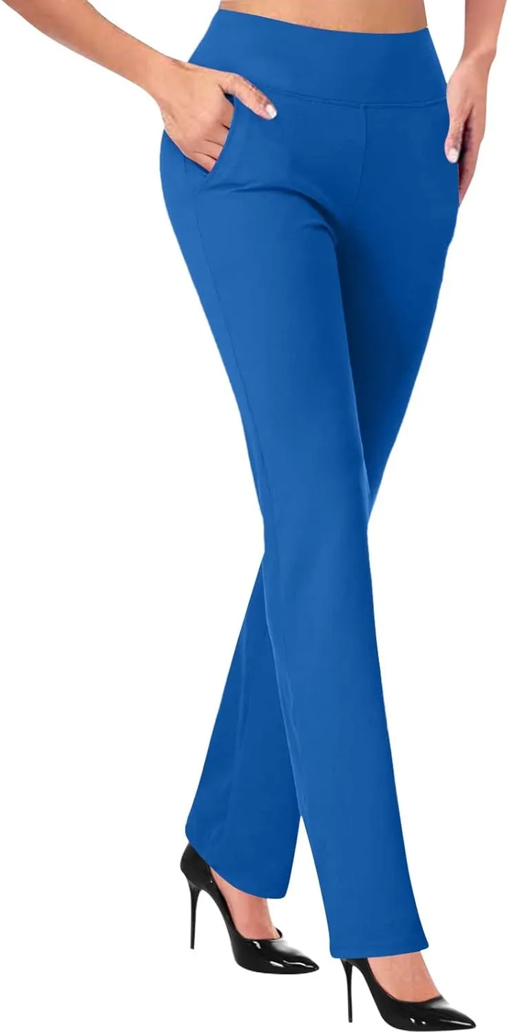 Dress Pants Women 2025 Business Casual Work Pant Women High Waist Stretchy Trousers Pull on Office Slacks Bottoms
