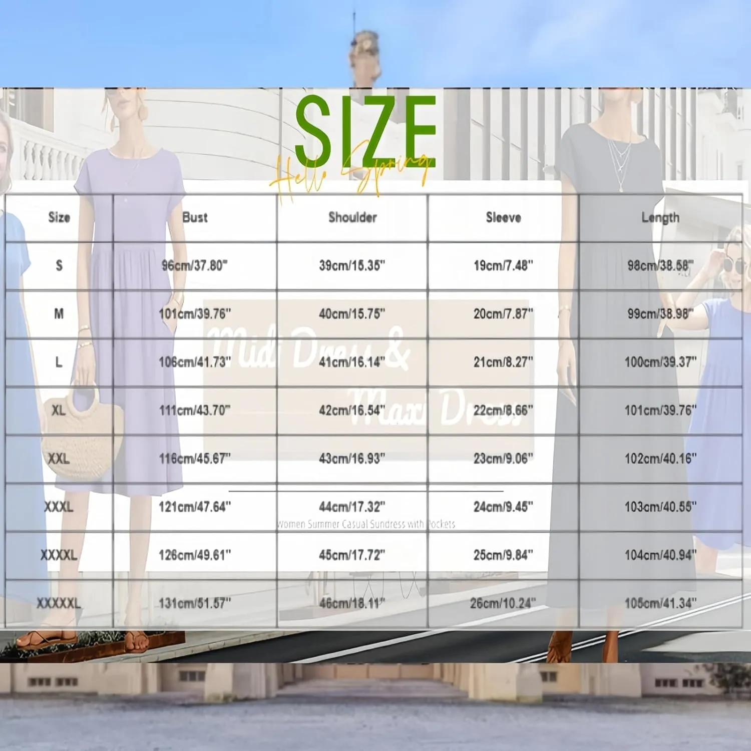Dresses for Women Summer Short Sleeves Crew Neck Cotton Linen Solid Casual Vacation Beach Flowy Sundress with Pockets