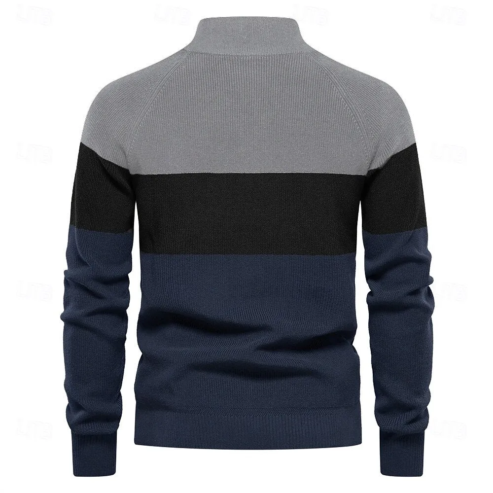 Full Zip Knit Sweater Cardigan