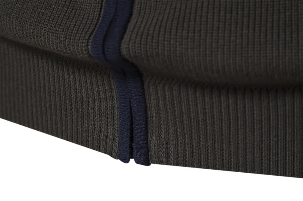 Full Zip Knit Sweater Cardigan