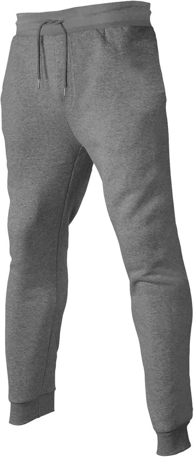 GIERIDUC Joggers Pants for Men with Pockets Mens Jogger Fleece Sweatpants Dress Pants for Short Men Light Blue Trousers Mens