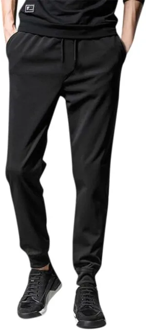 GIERIDUC Mens Active Athletic Sweatpants Japanese Retro Corduroy Pants Mens Smart Stretch Trousers Mens Sweatpants Pockets