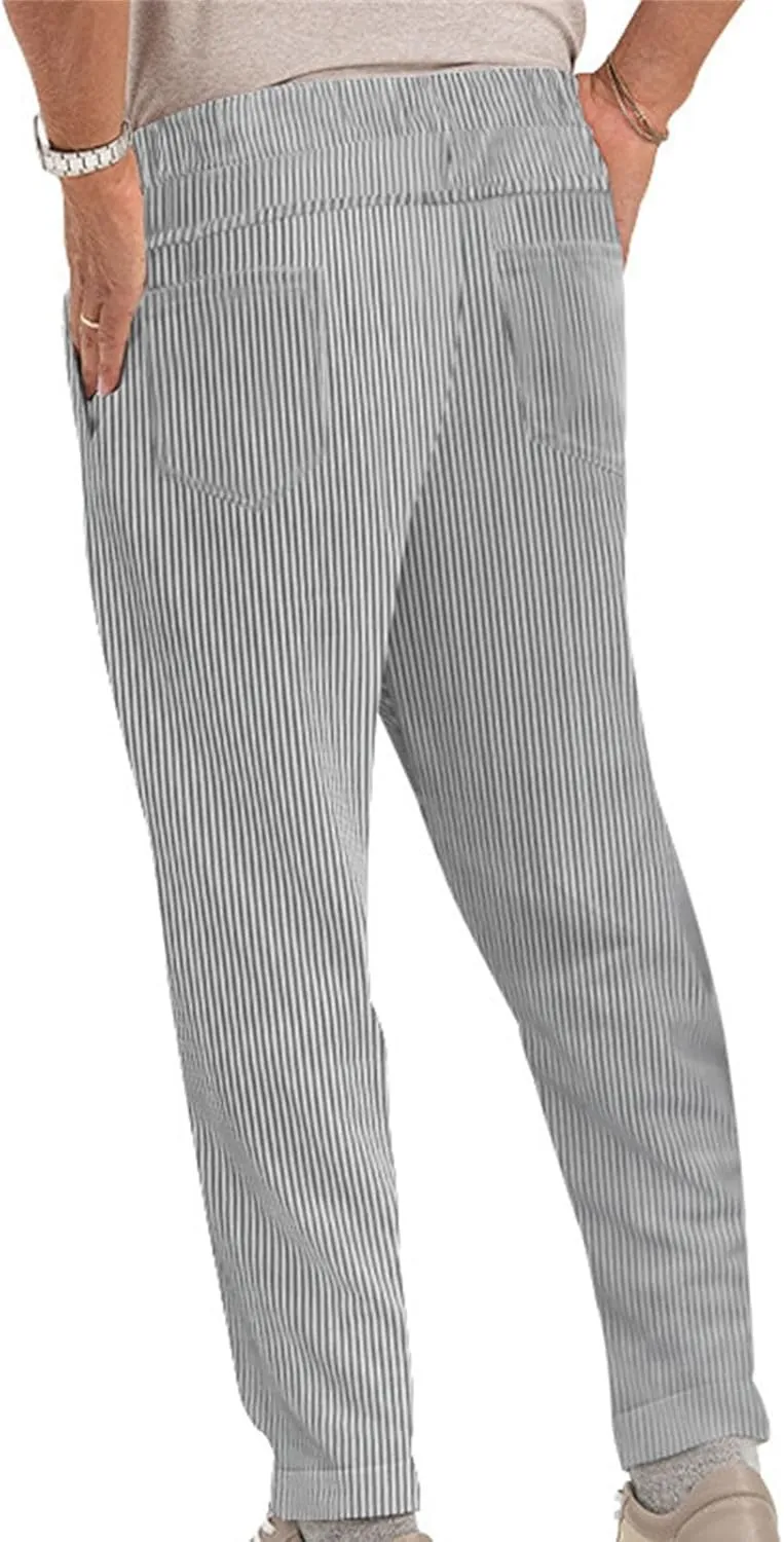 GIERIDUC Men's Athletic Running Joggers Mens Super Skinny Black Trousers Pants with The Long Strings Mens Long Running Pants