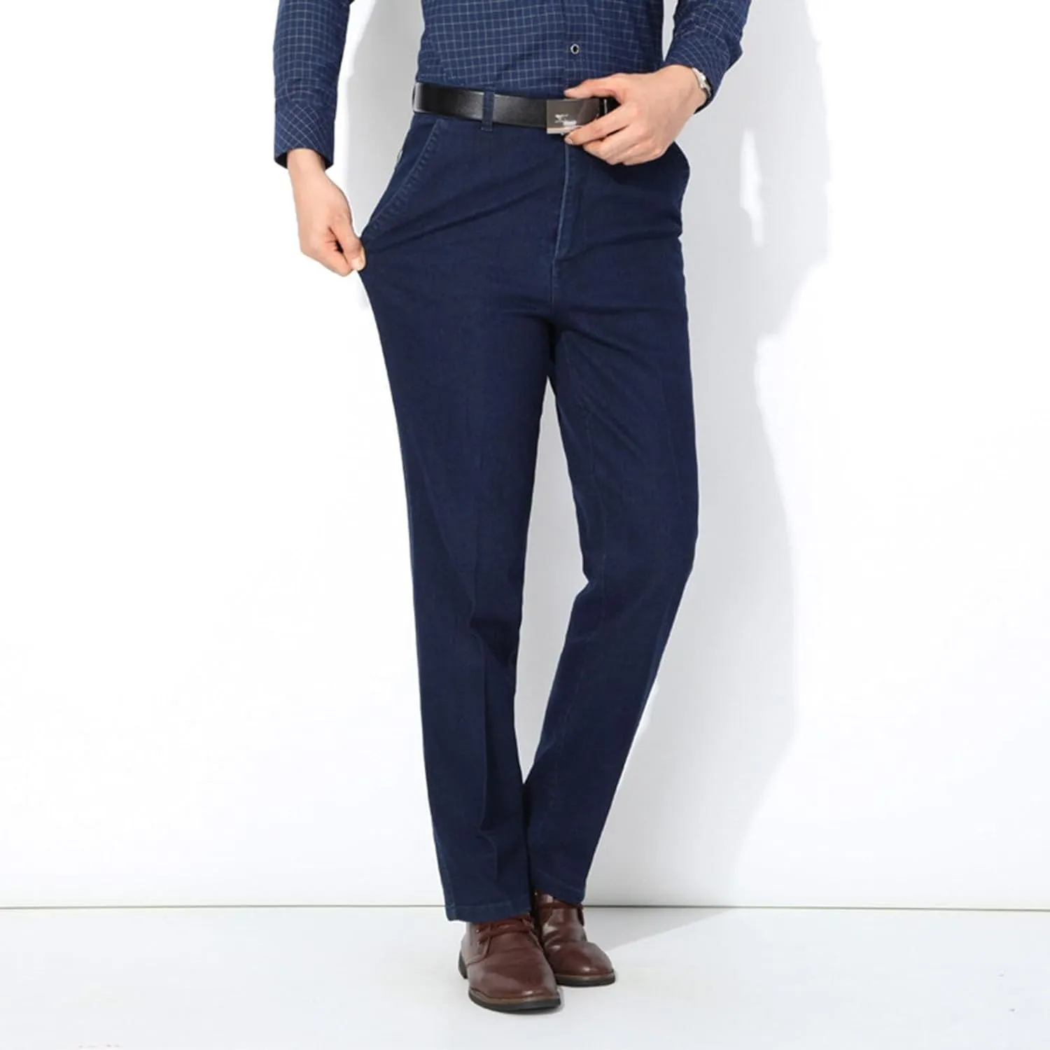 GIERIDUC Men's Casual Linen Pants Elastic Waist Drawstring Yoga Beach Pants Lightweight Loose Fit Hippie Trouser with Pockets