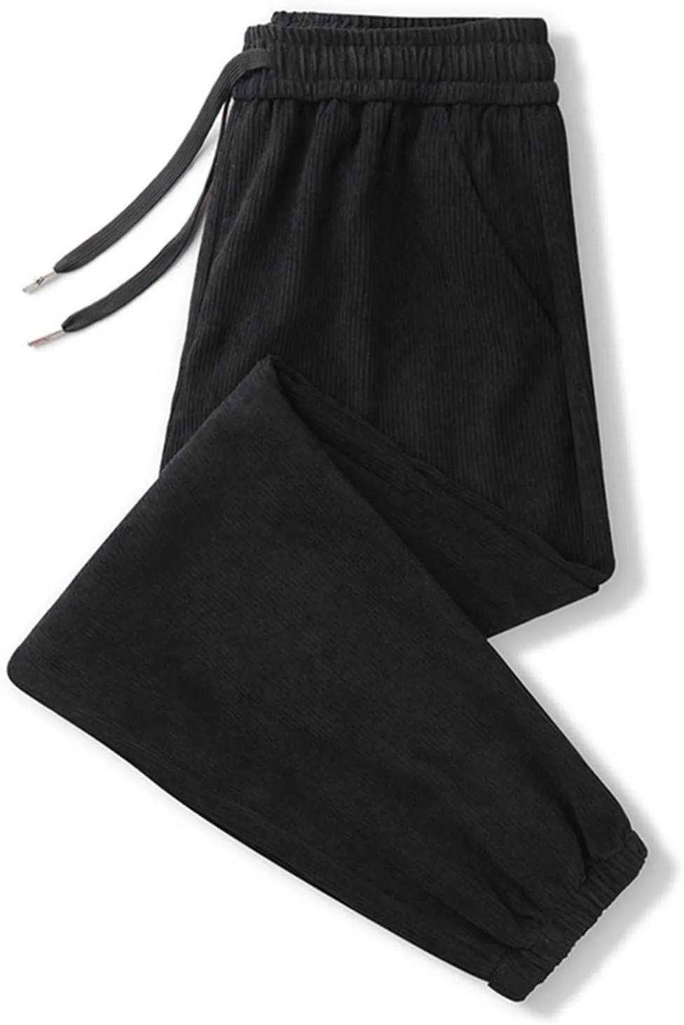 GIERIDUC Mens Fleece Joggers Workout Gym Running Pants Athletic Warm Sweatpants Active Winter Thicken Track Pants with Pocket