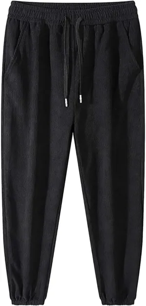 GIERIDUC Mens Fleece Joggers Workout Gym Running Pants Athletic Warm Sweatpants Active Winter Thicken Track Pants with Pocket