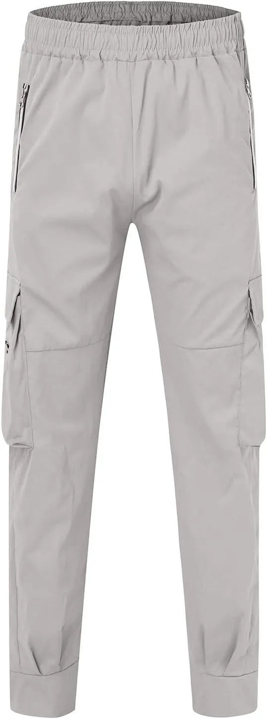 GIERIDUC Mens Sweatpants with Pockets Mens Size Medium Athletic Pants Performance Rider Long Pant Extra Long Slacks for Men