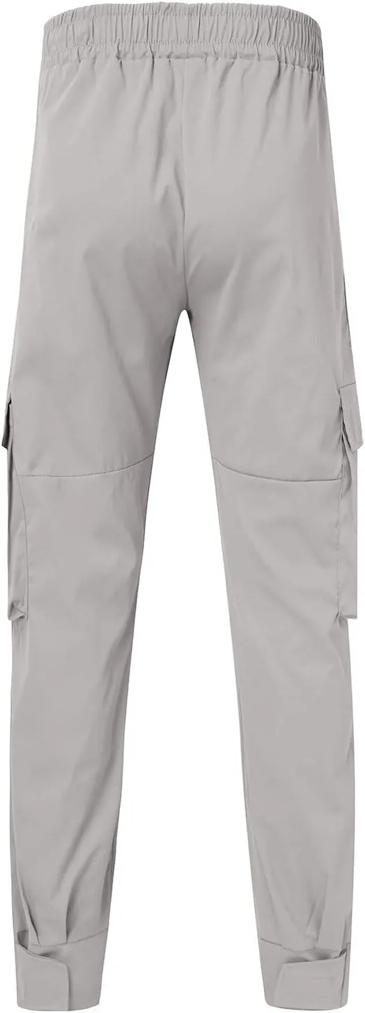 GIERIDUC Mens Sweatpants with Pockets Mens Size Medium Athletic Pants Performance Rider Long Pant Extra Long Slacks for Men