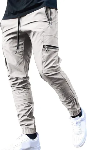 GIERIDUC Mens Sweatpants with Pockets Mens Size Medium Athletic Pants Performance Rider Long Pant Extra Long Slacks for Men