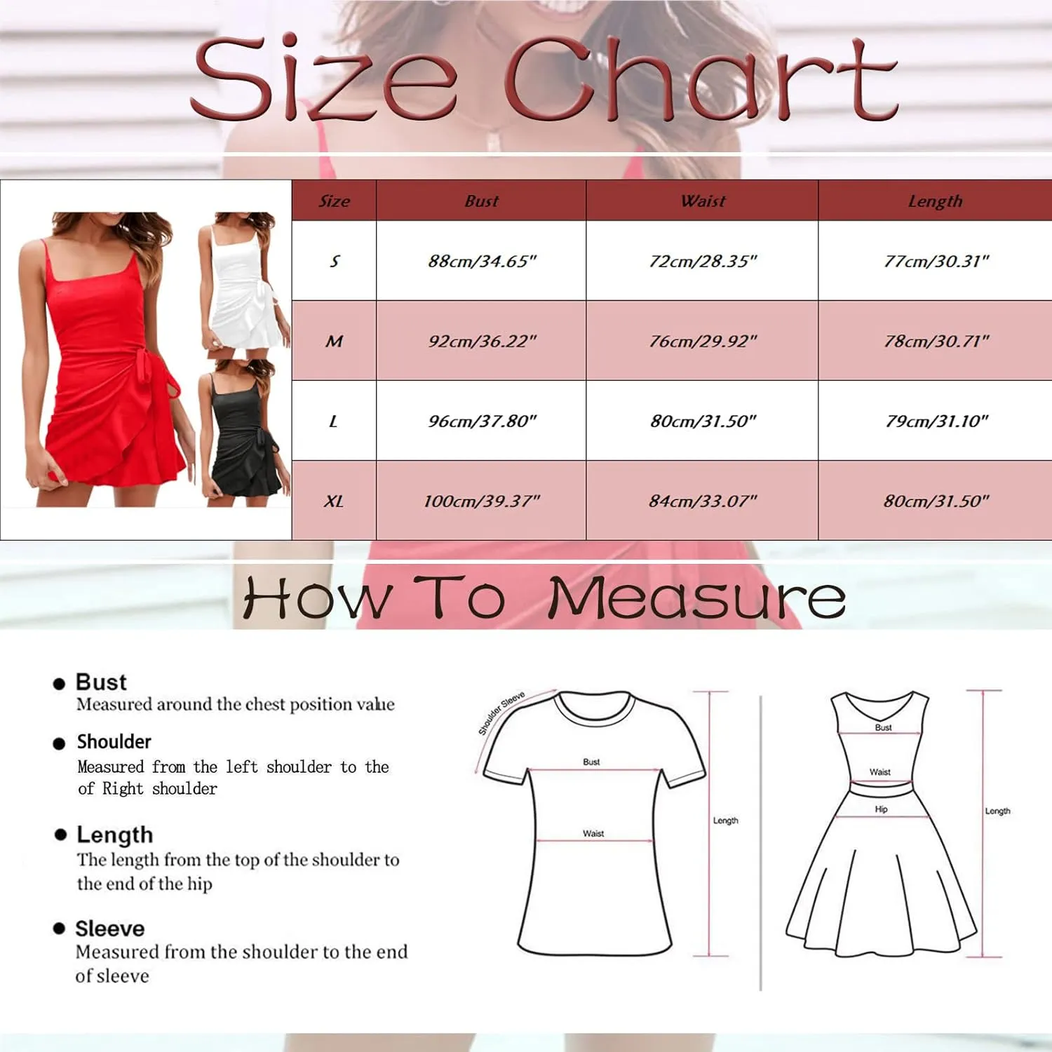 GOKKILRW Womens Summer Dress Square Neck Ruffle Hem Pleated Tie Front Adjustable Spaghetti Strap Sleeveless Mini Dresses