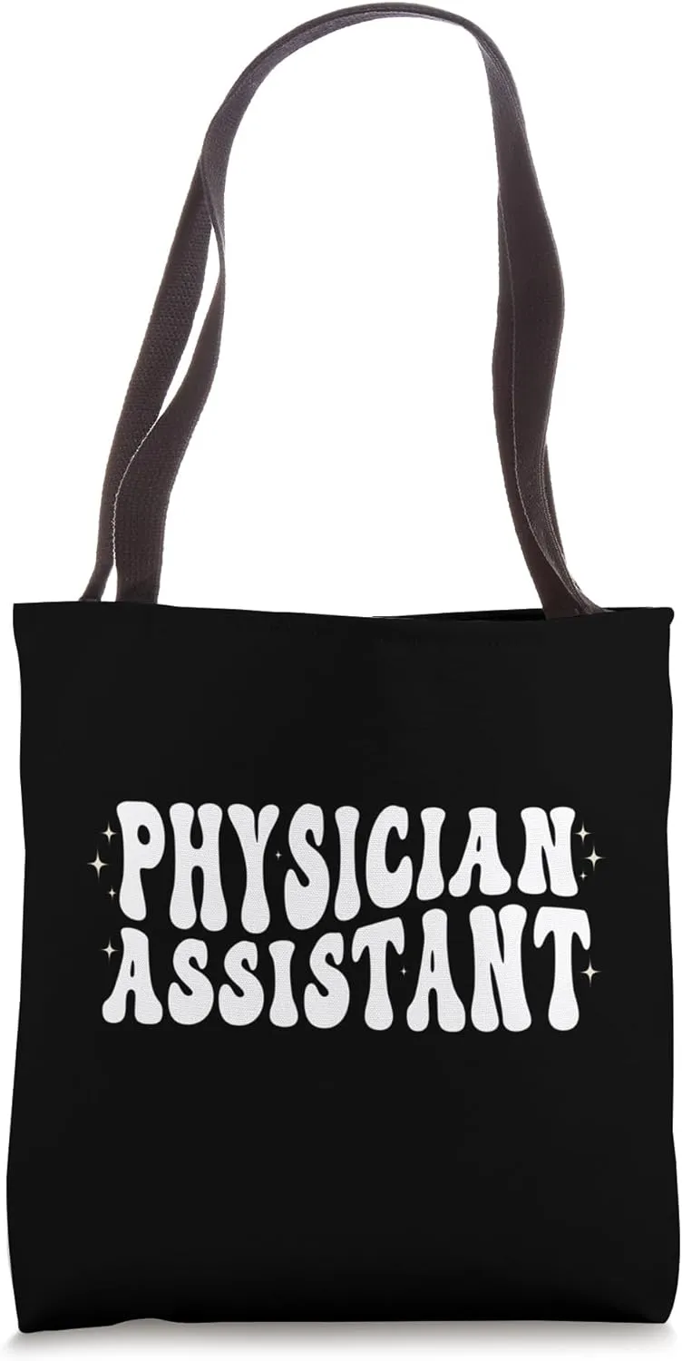Groovy Physician Assistant PA Student PA Doctor Graduation Tote Bag