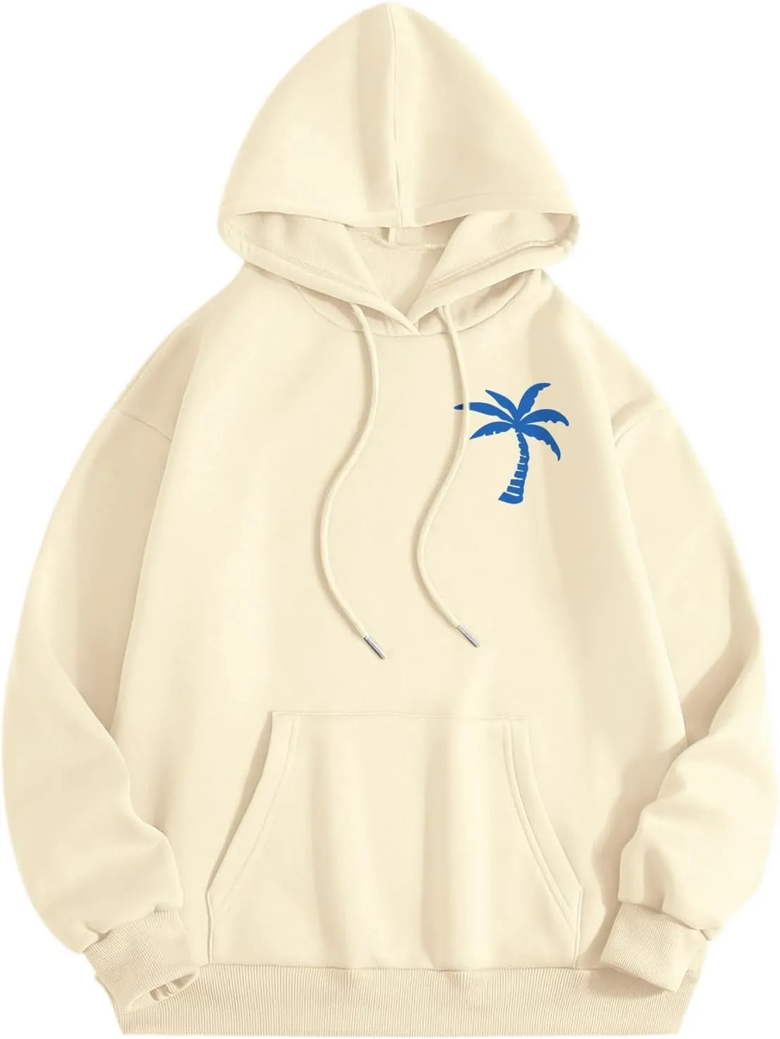 Hoodie for Women Meet Me at The Ocean Oversized Preppy Graphic Sweatshirt Teen Girls Cute Y2K Casual Pullover Tops