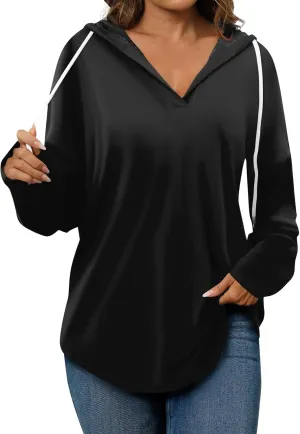 Hoodies for Women 2025 Pullover Oversized Sweatshirts Long SLeeve Shirts Loose Fit