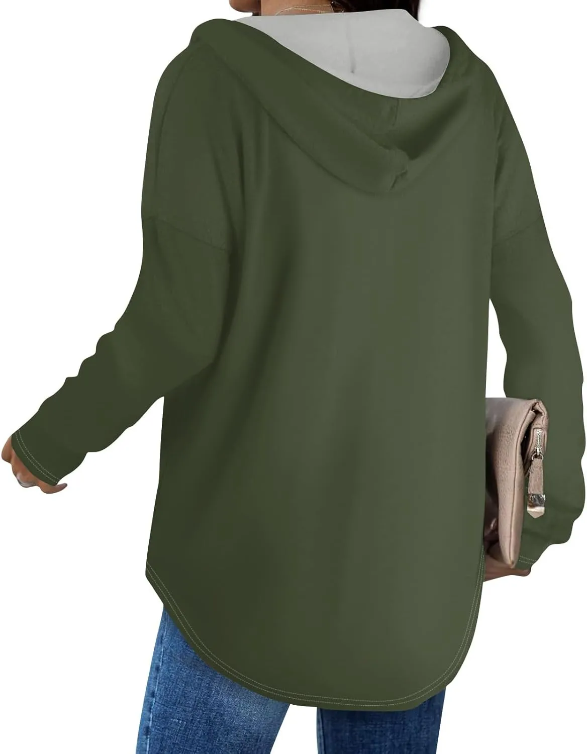 Hoodies for Women 2025 Pullover Oversized Sweatshirts Long SLeeve Shirts Loose Fit