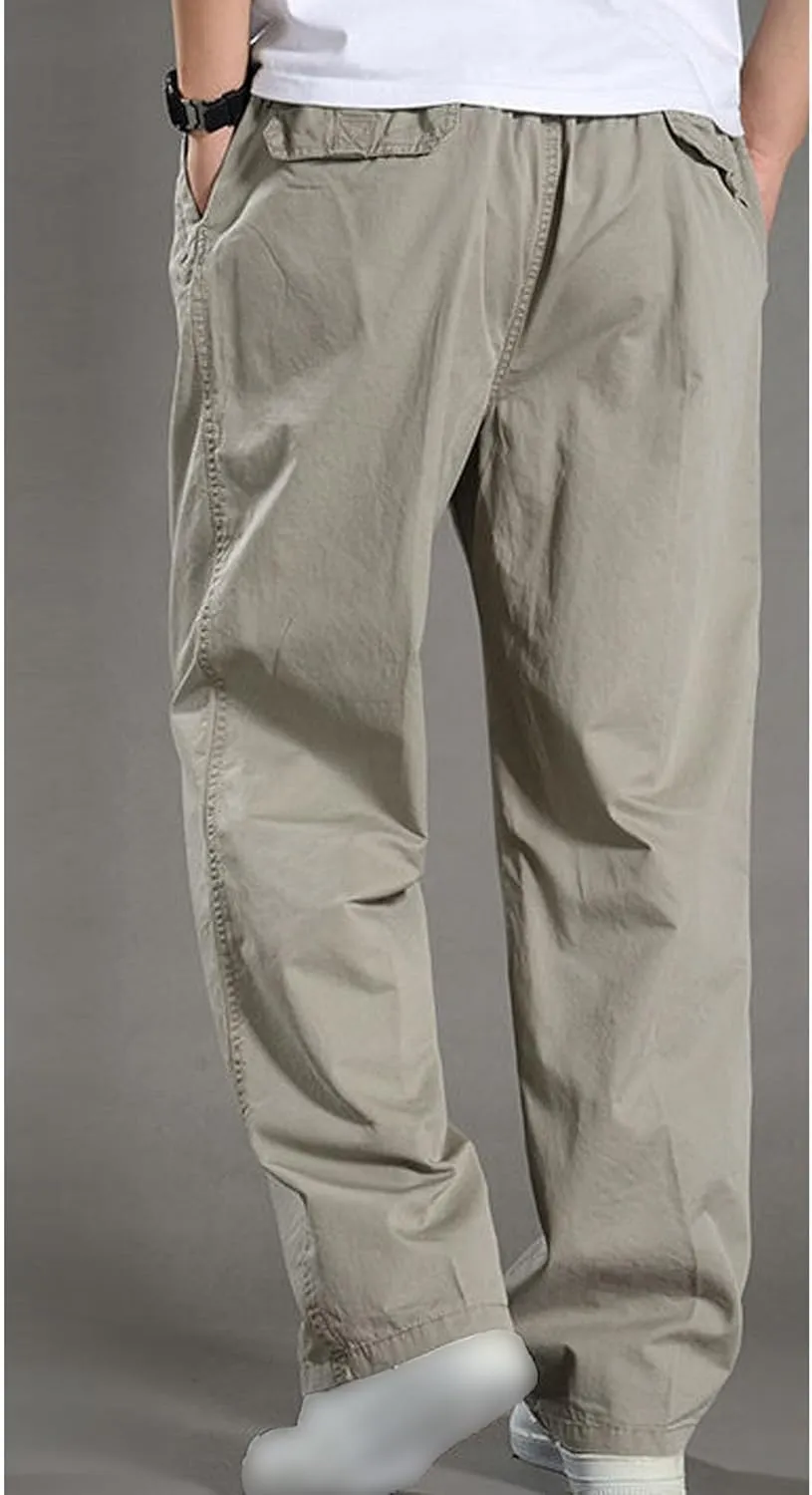 JEShifangjiusu Men'S Comfort Stretch Cotton Chino Pants Skinny Slim Fit Casual Jeans Straight Fashion Dress Denim Pants