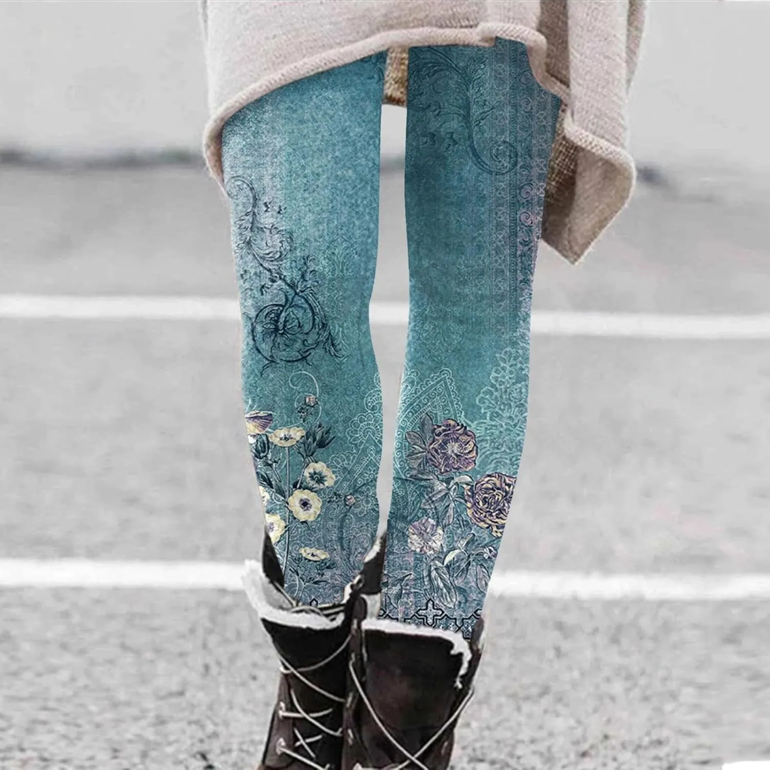 Joggers for Women Printed Bottom Pants Fall and Winter Inside Comfortable Casual Pants Women's Bottom Outfits for