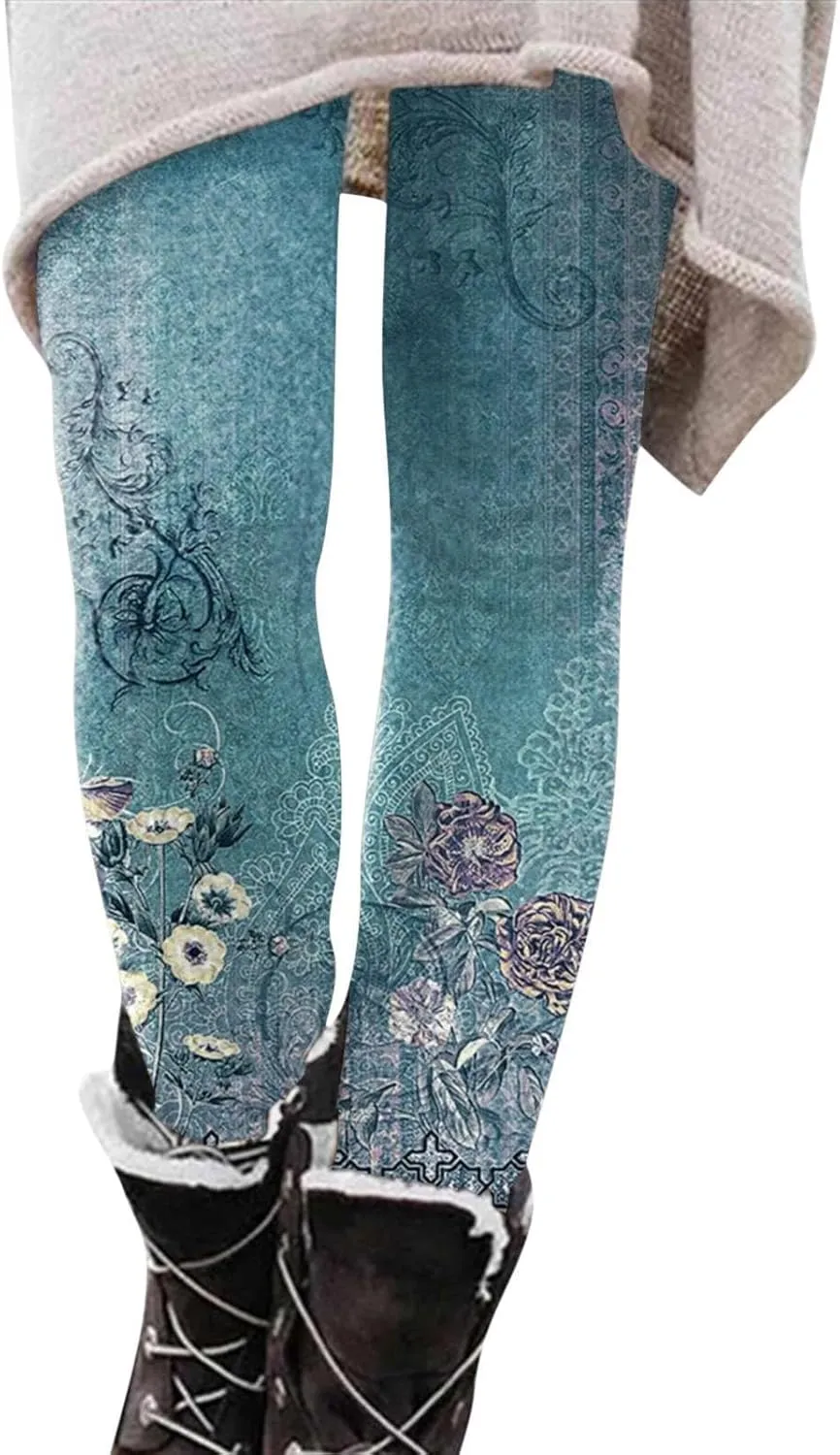 Joggers for Women Printed Bottom Pants Fall and Winter Inside Comfortable Casual Pants Women's Bottom Outfits for