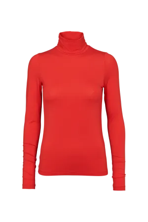 Joline T-Neck - High Risk Red