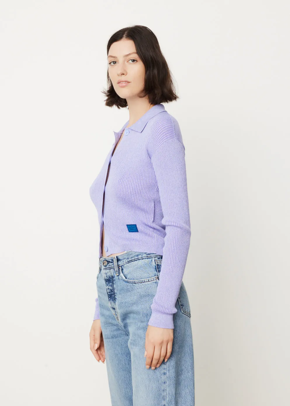 Keat Ribbed Face Cardigan