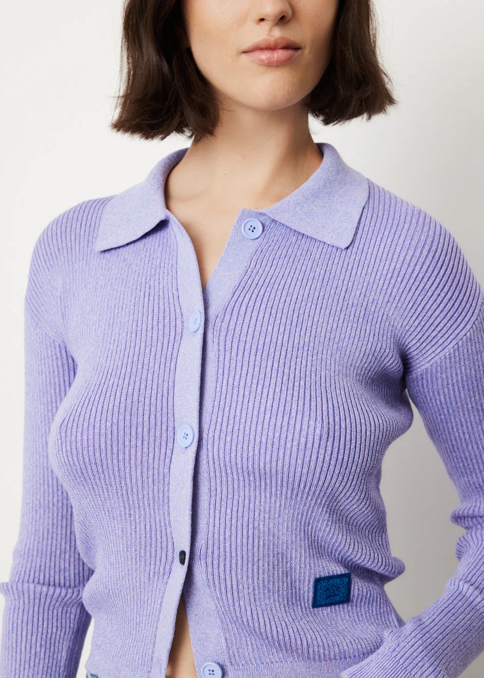 Keat Ribbed Face Cardigan