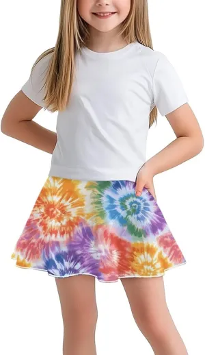 Kids 2 in 1 Skorts for Girls Tennis Athletic Skirts with Pockets 5-14 Years Casual High Waisted Comfy Skorts